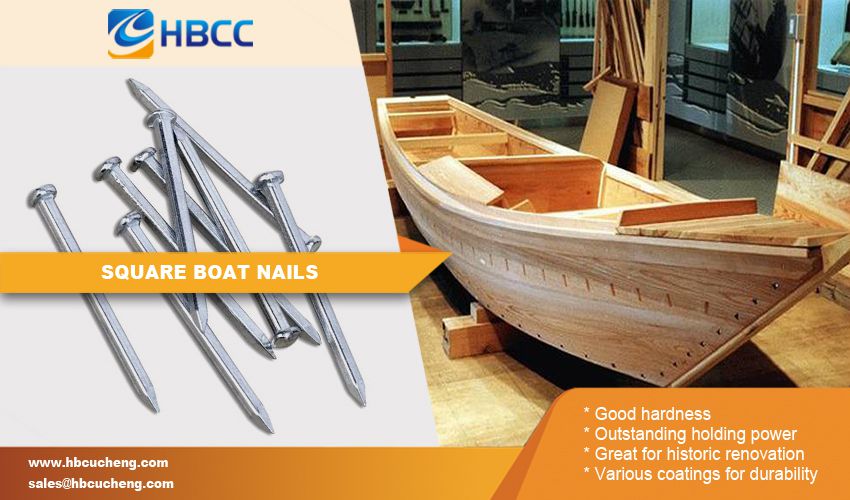 copper square boat nail advantages