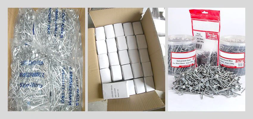 Clout Head Nails Package