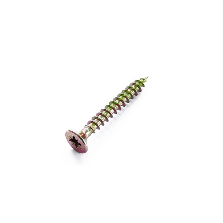yellow zinc chipboard screws